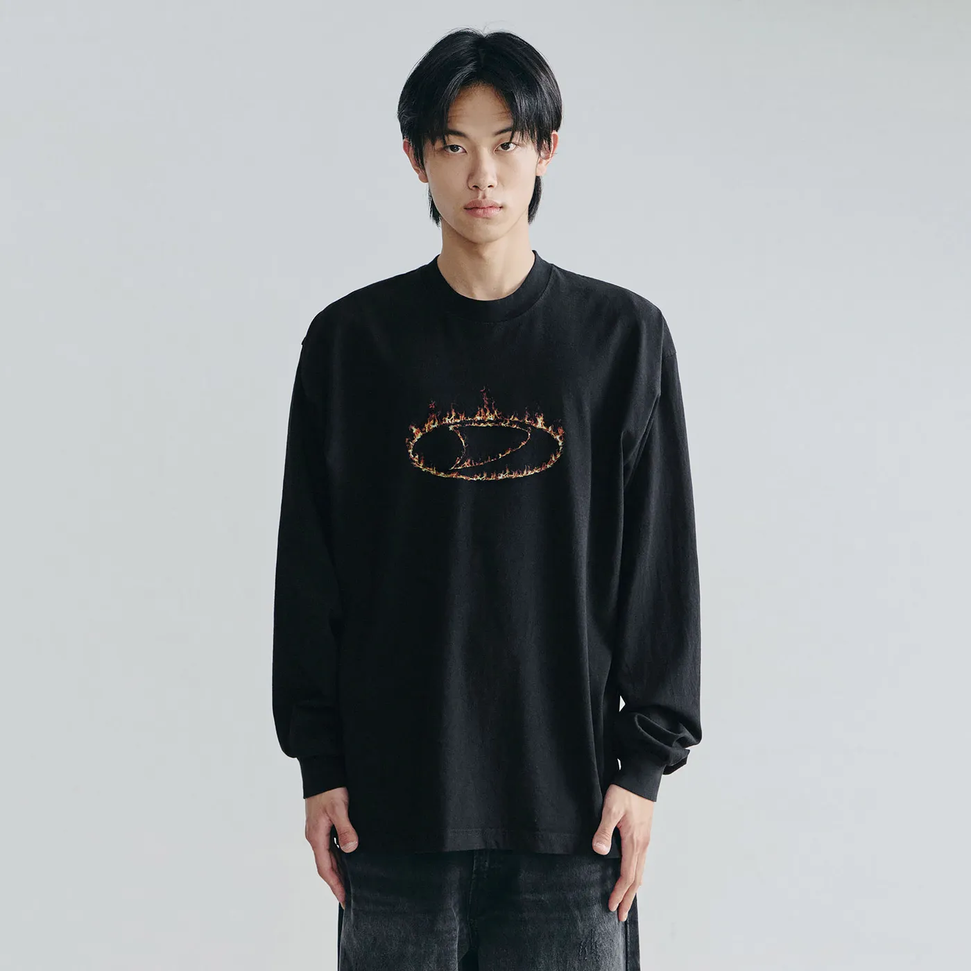 2627 DIMITO BLAZE D-AXIS LSV GD 6.5OZ TEE BLACK