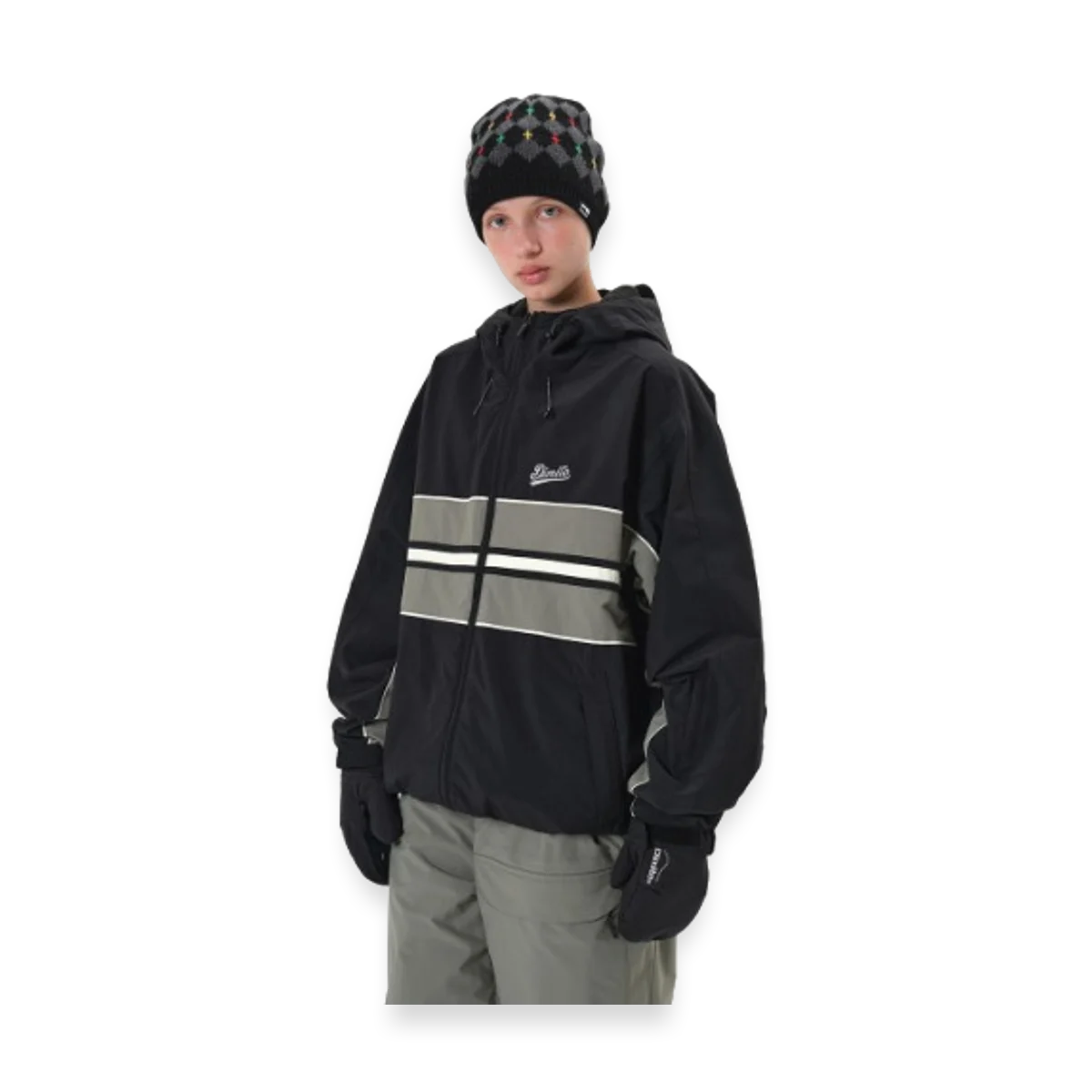 2526 DIMITO LINE WIND JACKET BLACK