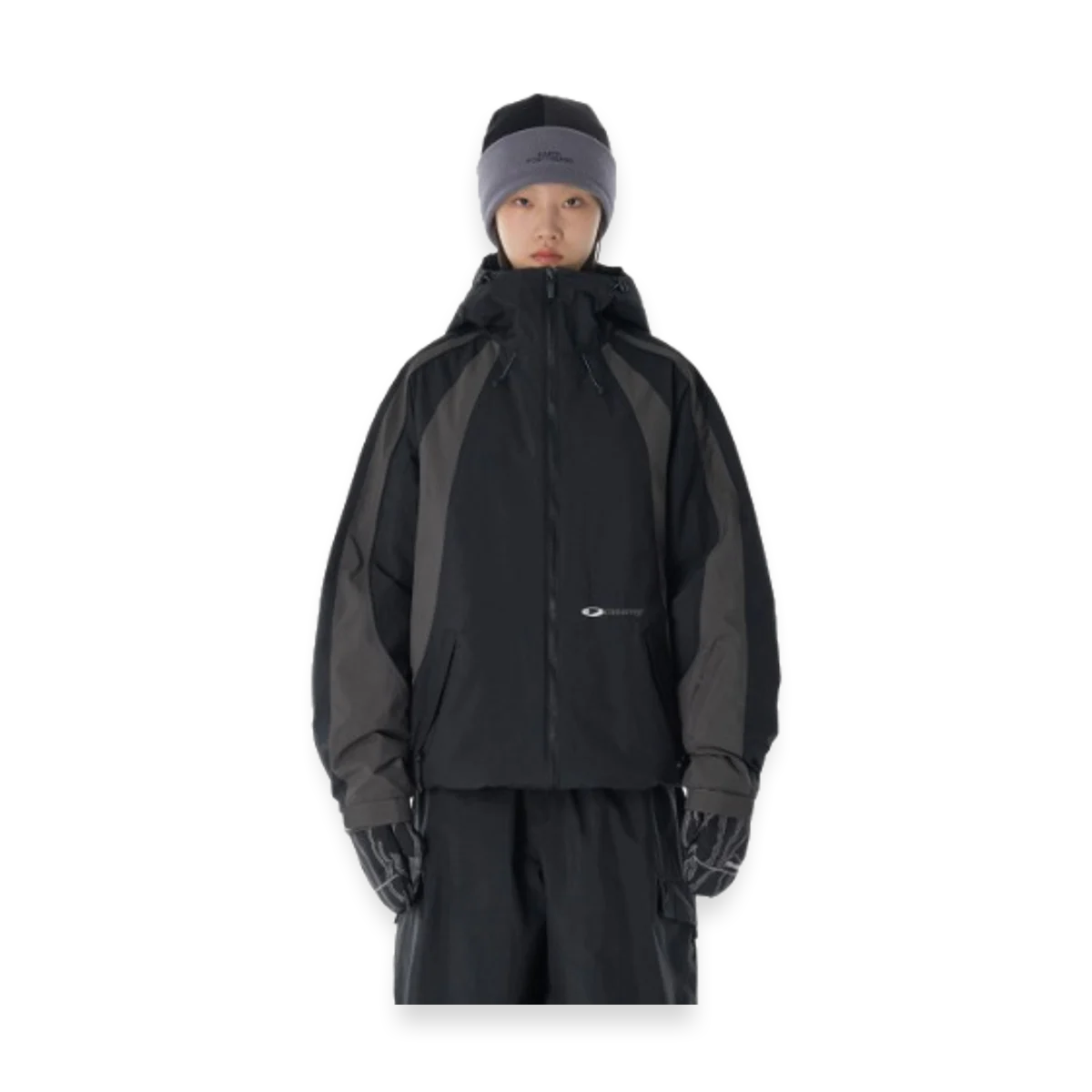 2526 DIMITO WAVE PADDED JACKET MID BLACK