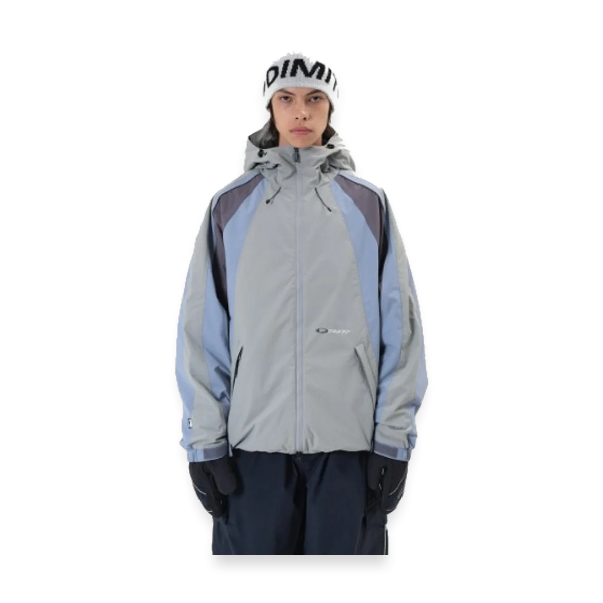 2526 DIMITO WAVE PADDED JACKET SAGE GREY