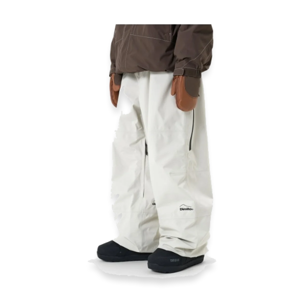 2526 DIMITO AIR VENT BANDED PANTS WIDE FIT LV.1 IVORY
