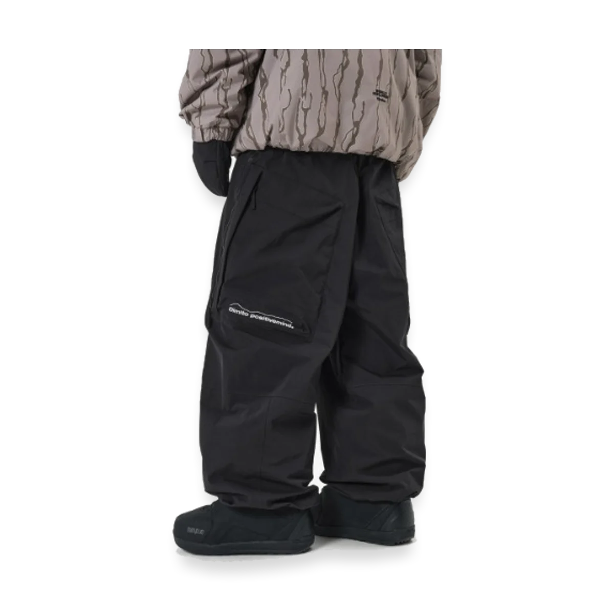 2526 DIMITO GIANT CARGO PANTS WIDE FIT LV.2 BLACK