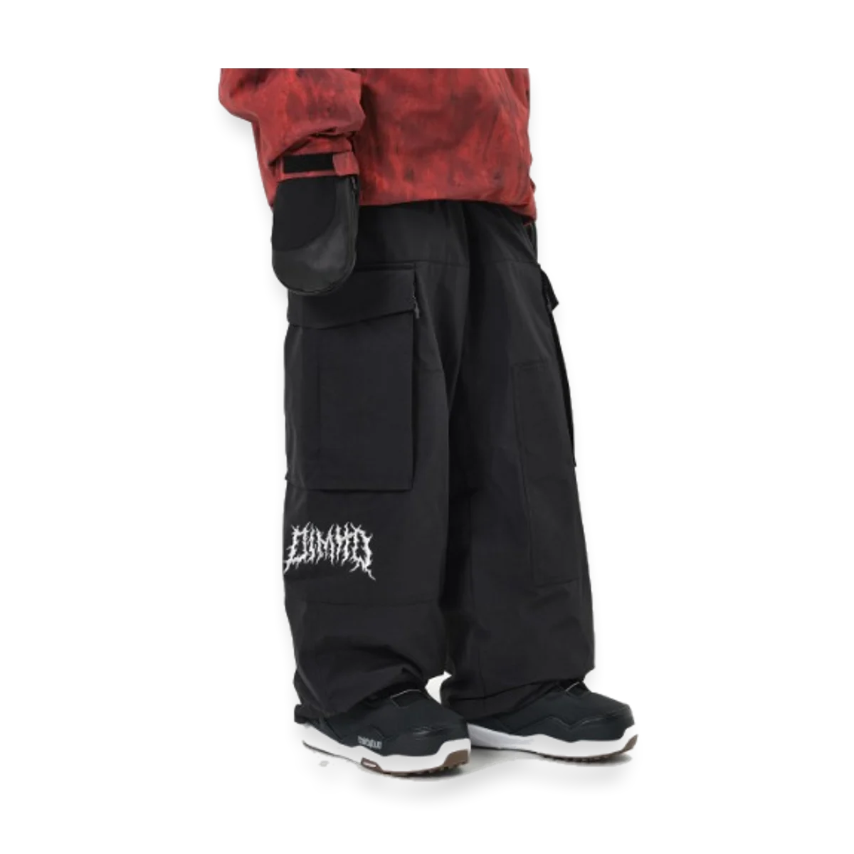 2526 DIMITO VOLT CARGO BIG PANTS WIDE FIT LV.1 BLACK