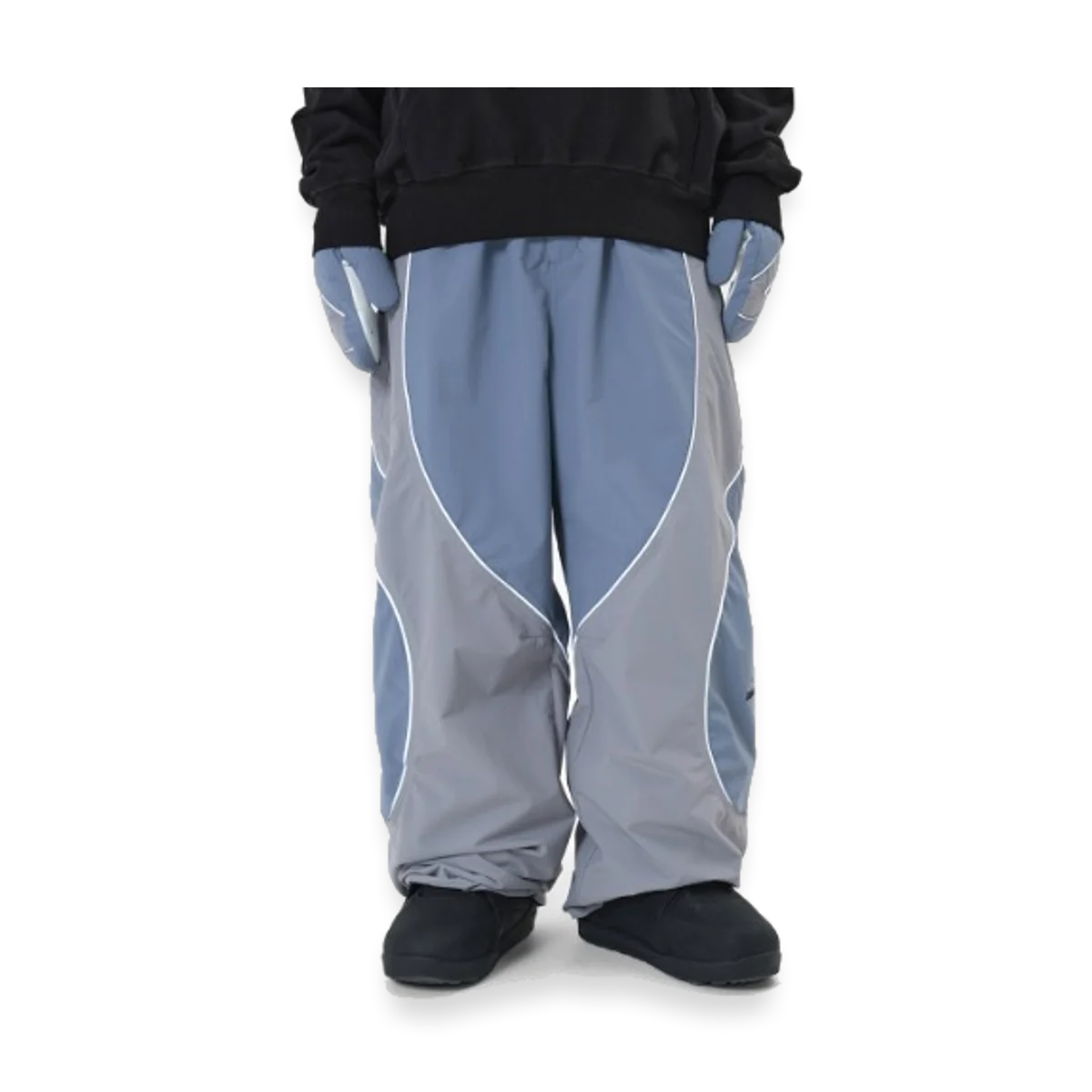2526 DIMITO 25 ATOM BANDED PANTS WIDE FIT LV.1 STEEL