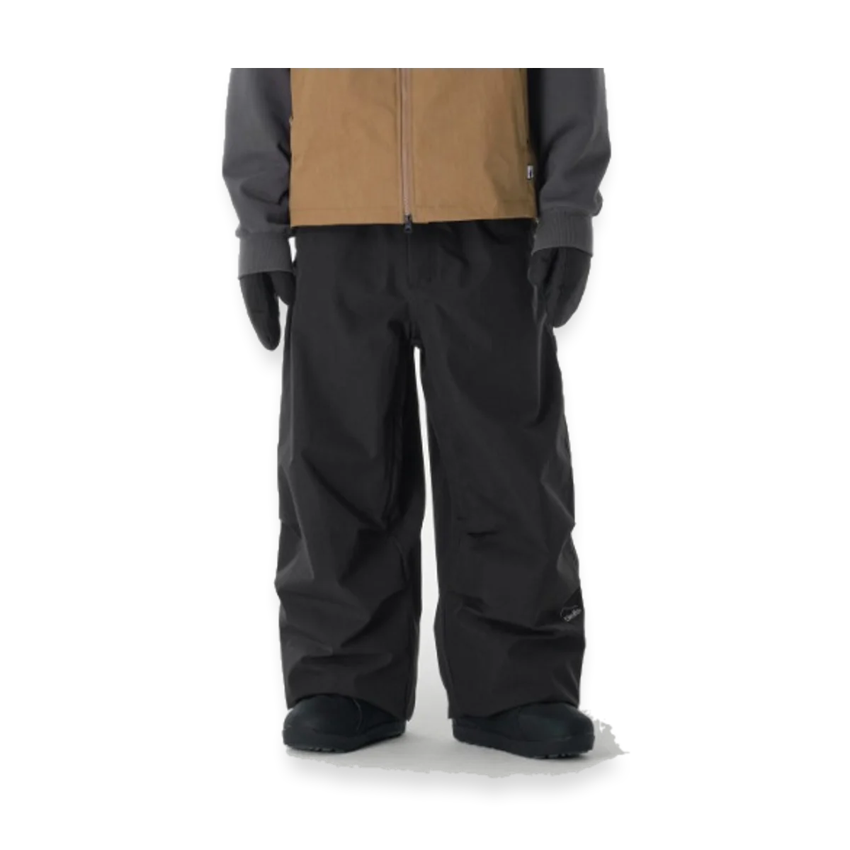 2526 DIMITO CARPENTER WIDE PANTS WIDE FIT LV.1 FADE BLACK