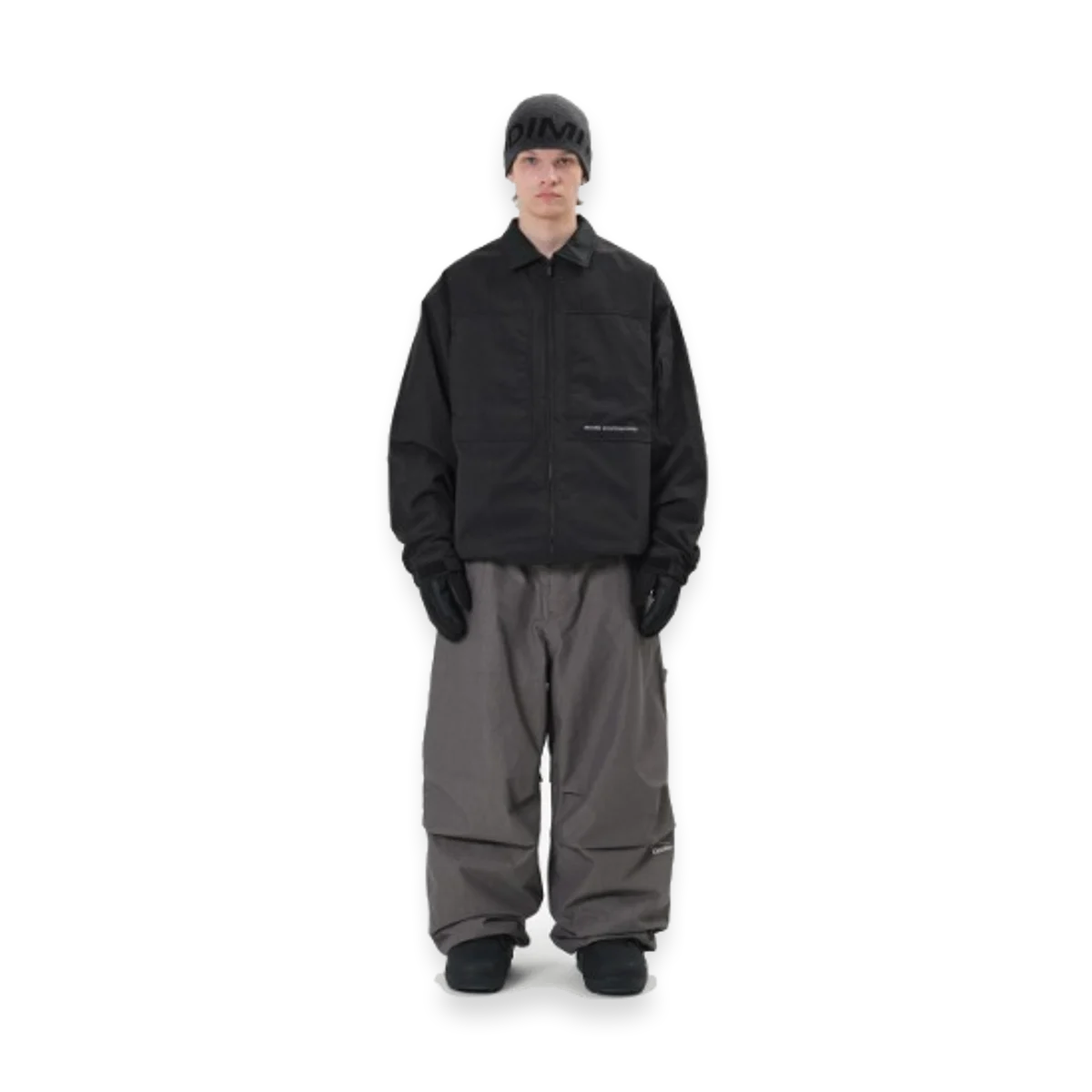 2526 DIMITO CARPENTER WIDE PANTS WIDE FIT LV.1 FADE GREY