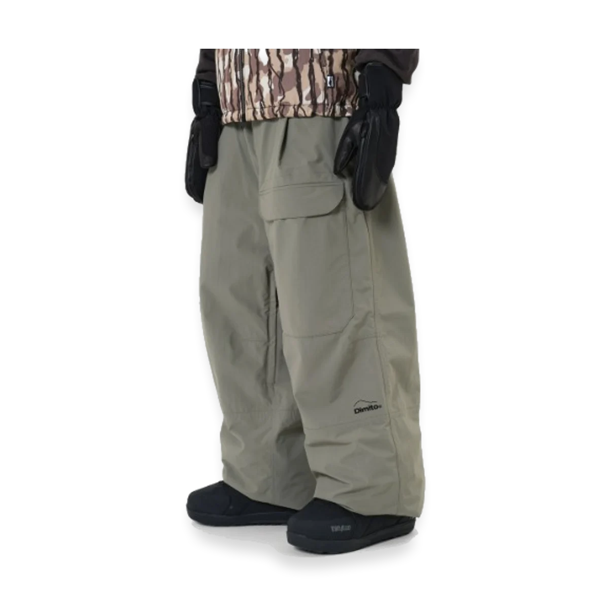 2526 DIMITO DECK WIDE BANDED PANTS WIDE FIT LV.2 SLATE SAGE