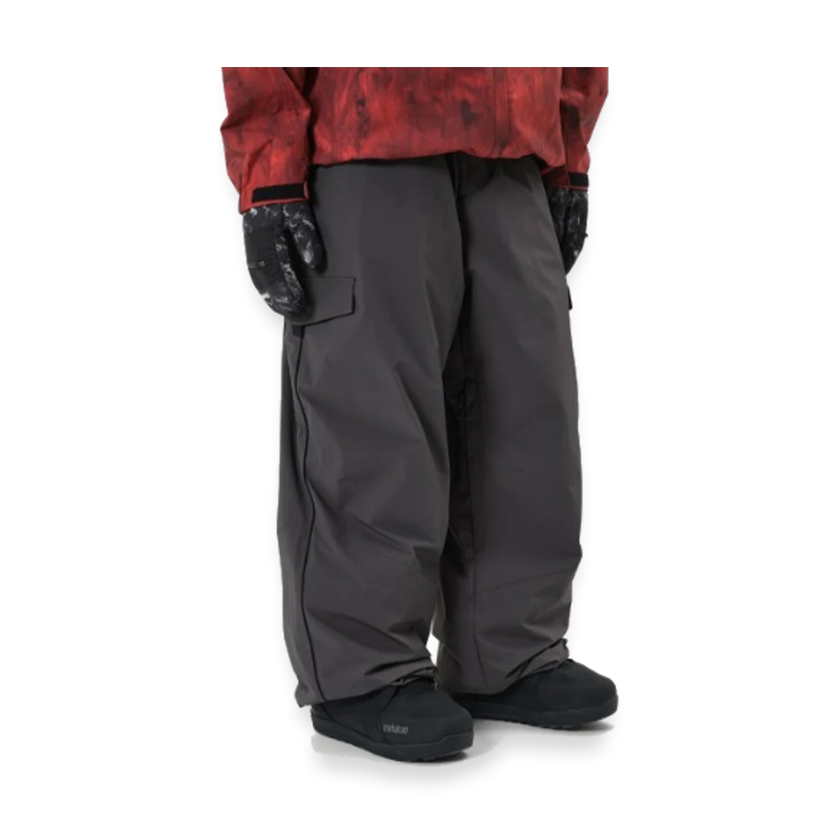 2526 DIMITO 25 AIR FORCE BANDED PANTS WIDE FIT LV.1 CHARCOAL