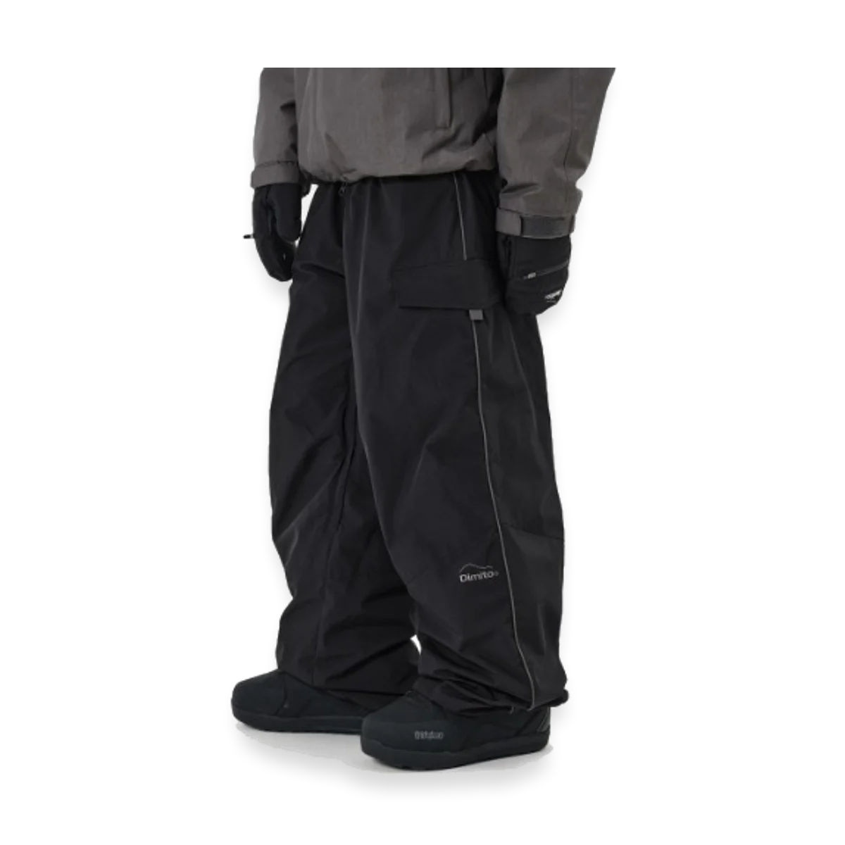 2526 DIMITO 25 AIR FORCE BANDED PANTS WIDE FIT LV.1 MID BLACK