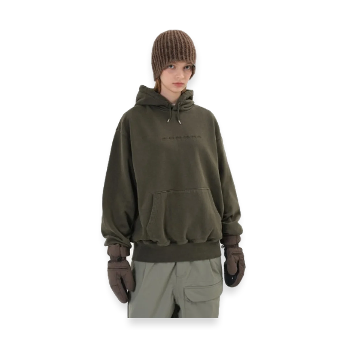 2526 DIMITO DIVISION LOGO GD HOODIE OLIVE KHAKI