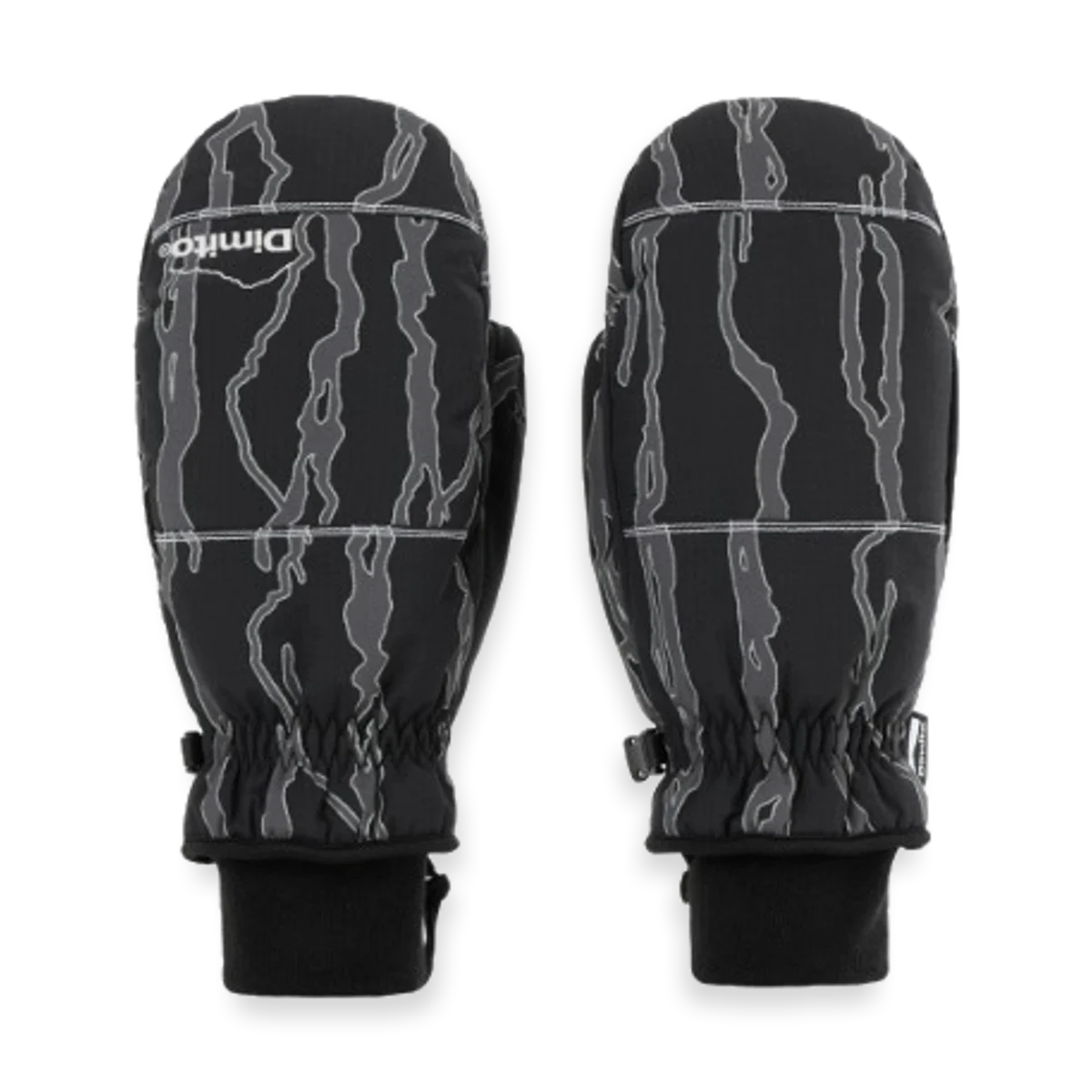 2526 DIMITO HAE REFLECTIVE LINE MITTEN HAE MT BLACK
