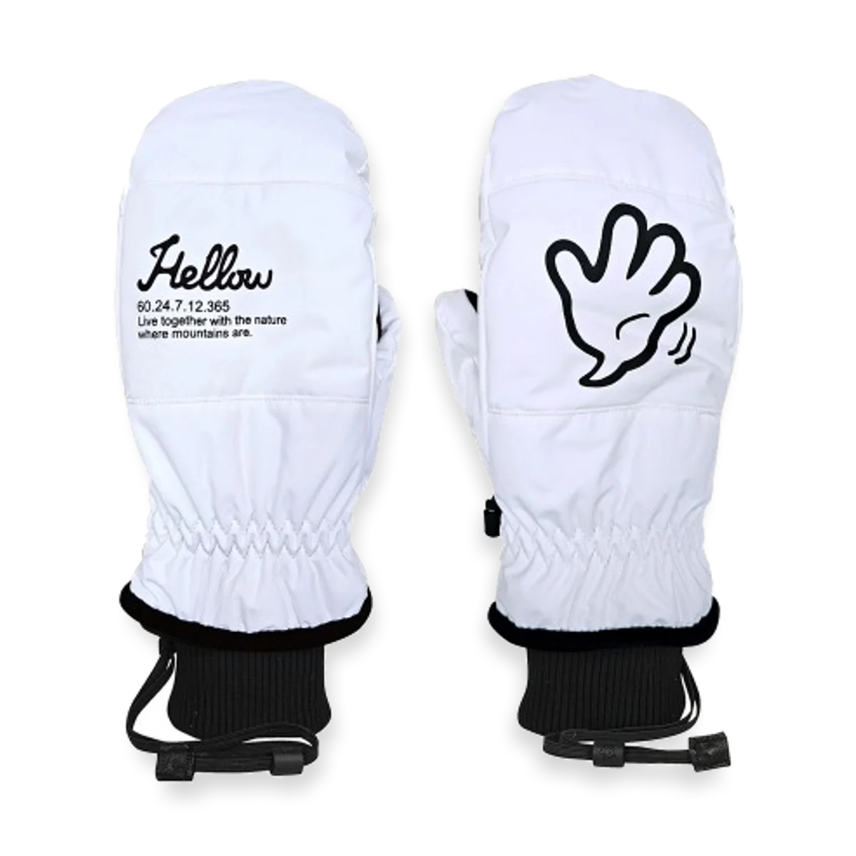 2526 HELLOW REAL SOFT MITT WHITE