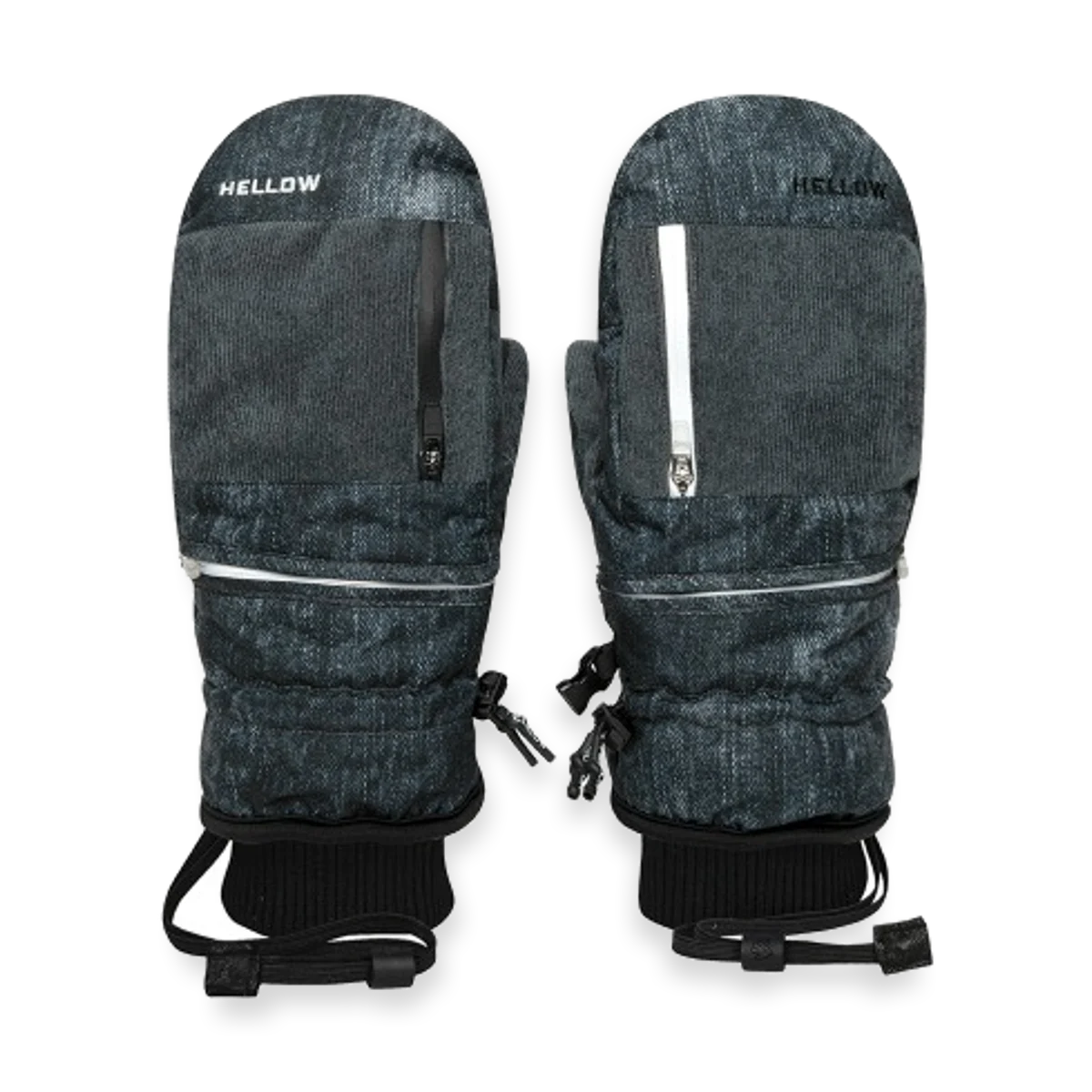 2526 POCKET ZIP OPEN GLOVES C BLACK