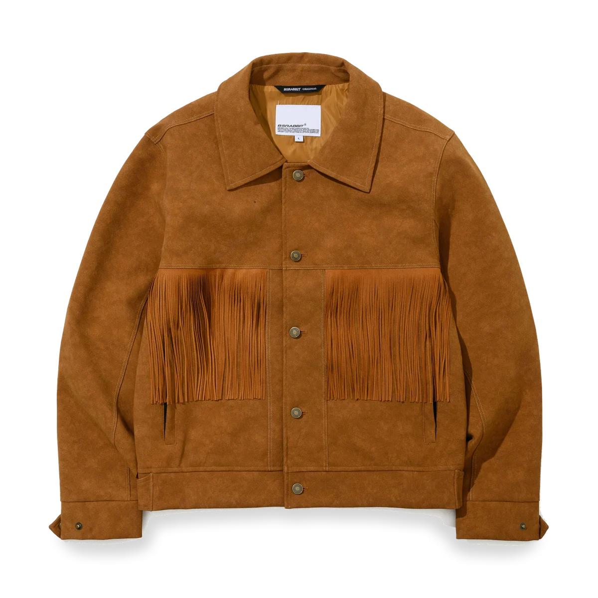 2526 Cowboy Tassel Rider Jacket Tan