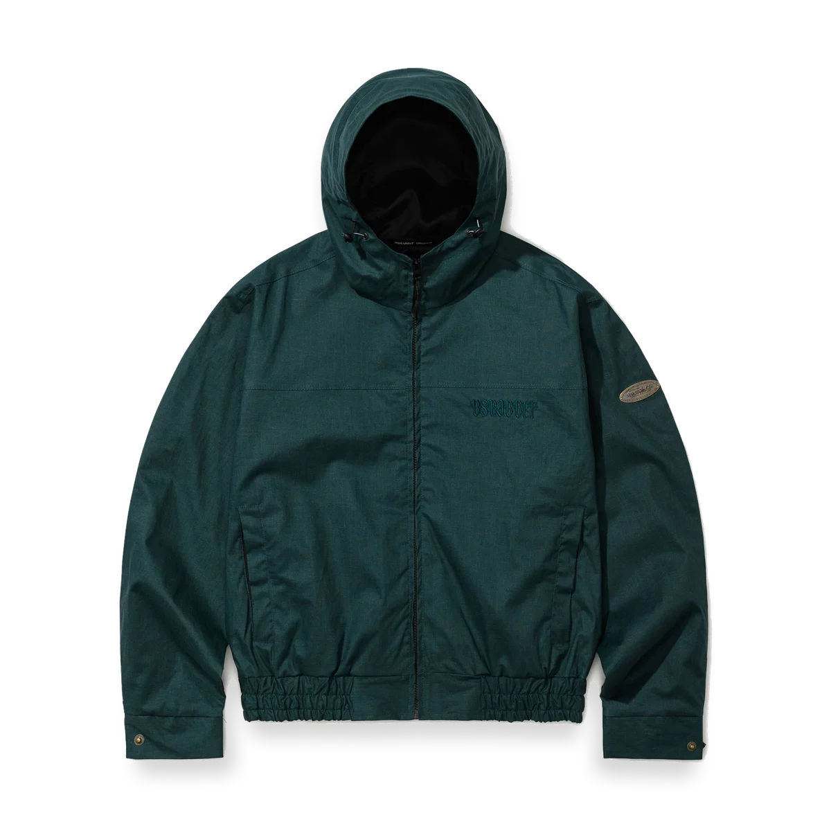 2526 Rustic Charm Linen Hooded Green