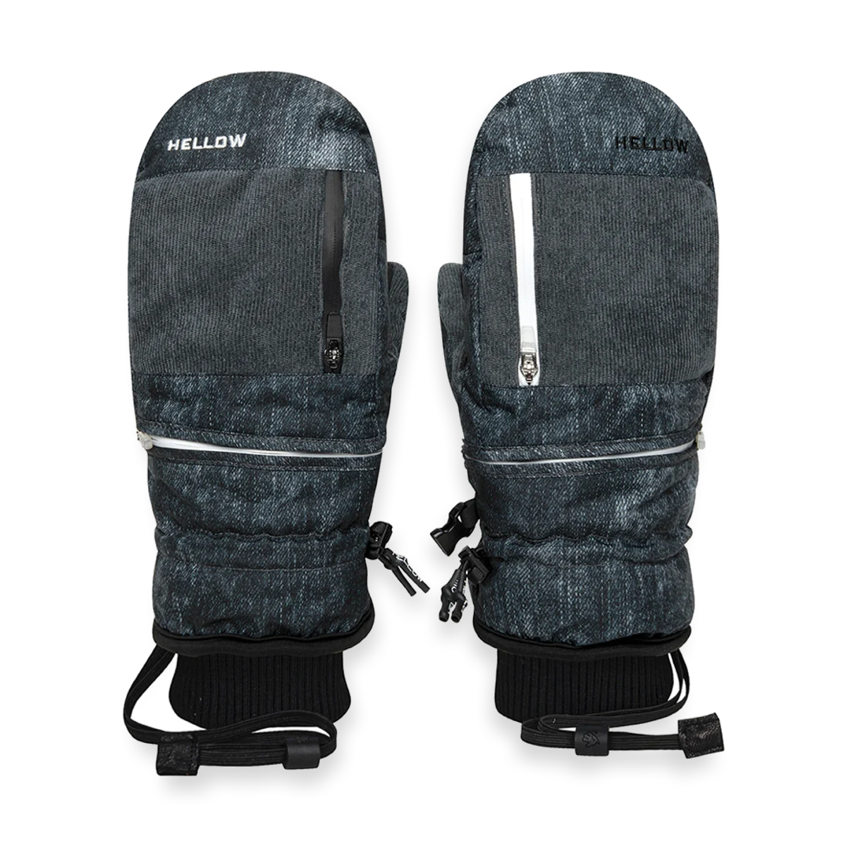 2526 POCKET ZIP OPEN GLOVES C BLACK