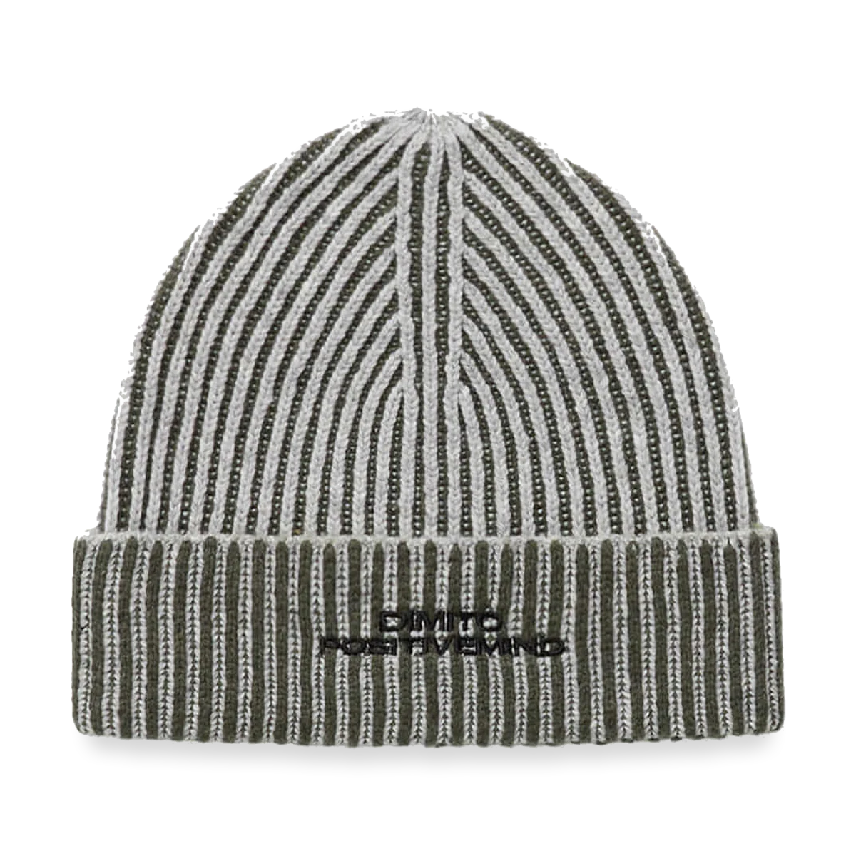 2526 DIMITO TWOTONE MIXED BEANIE KHAKI