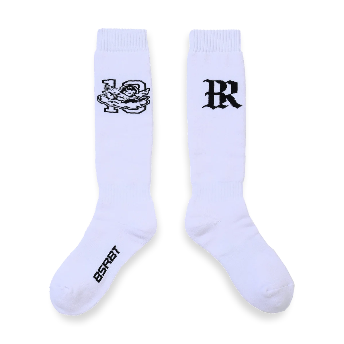 2526 Br 10 Snowboard Socks White