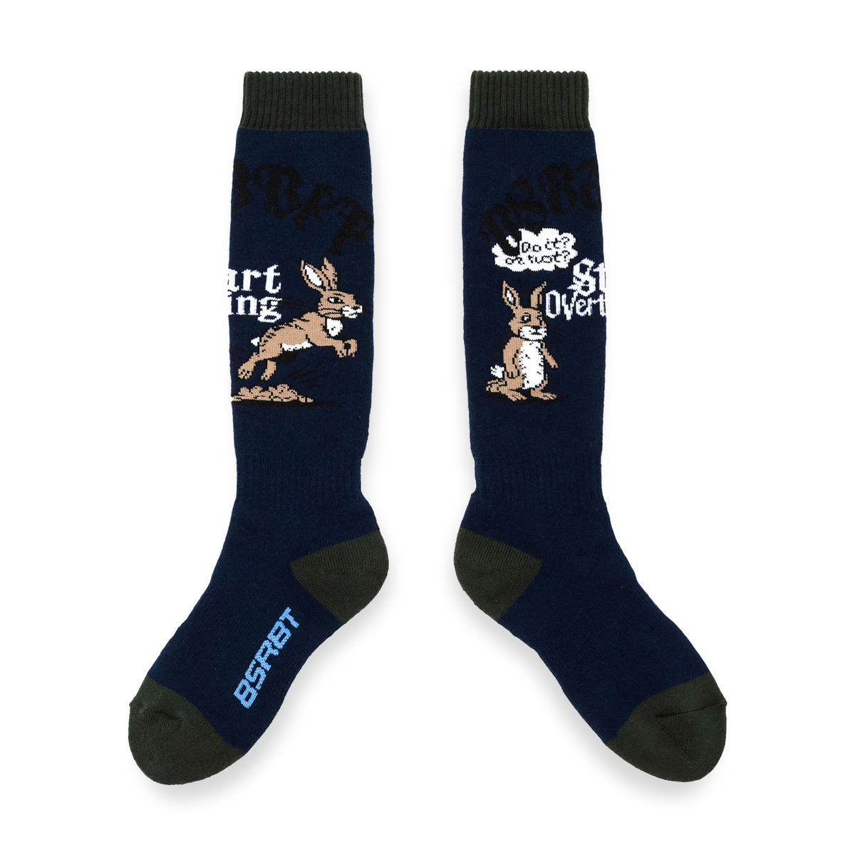 2526 Overthinking Snowboard Socks Navy