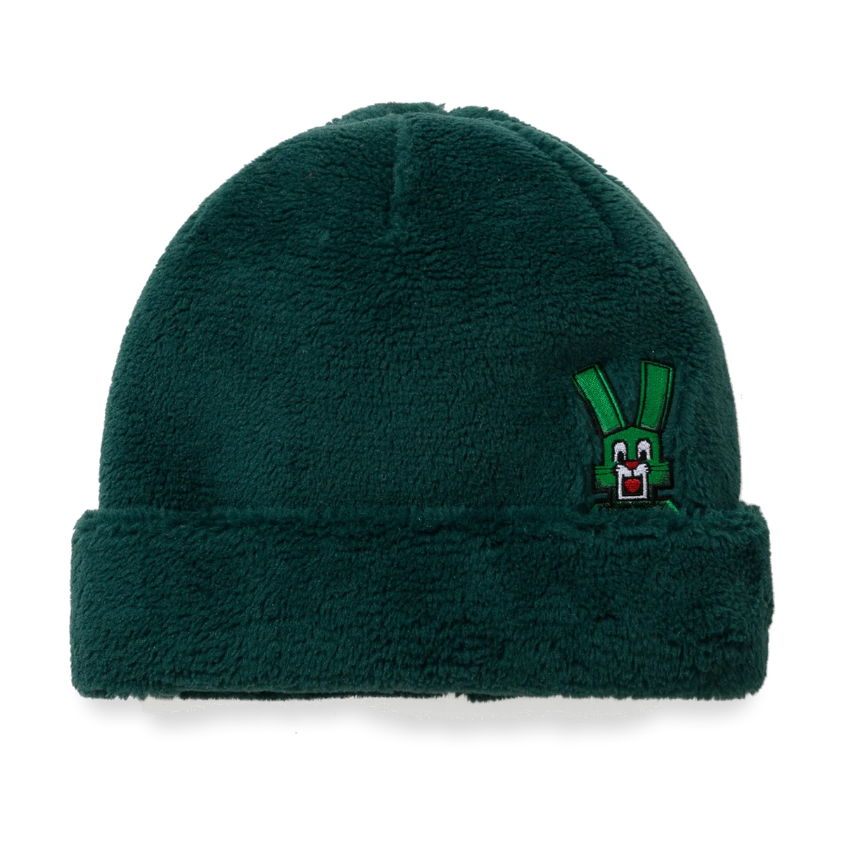 2526 Square Block Rabbit Soft Fur Beanie