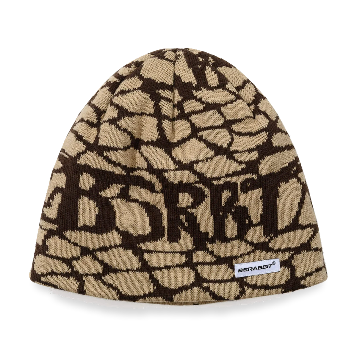 2526 Bsrbt Cracked Pattern Beanie
