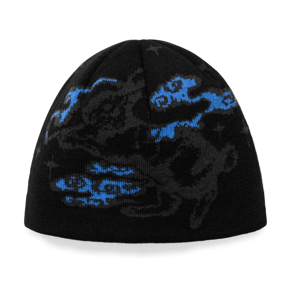 2526 Smoking Rabbit Beanie Black