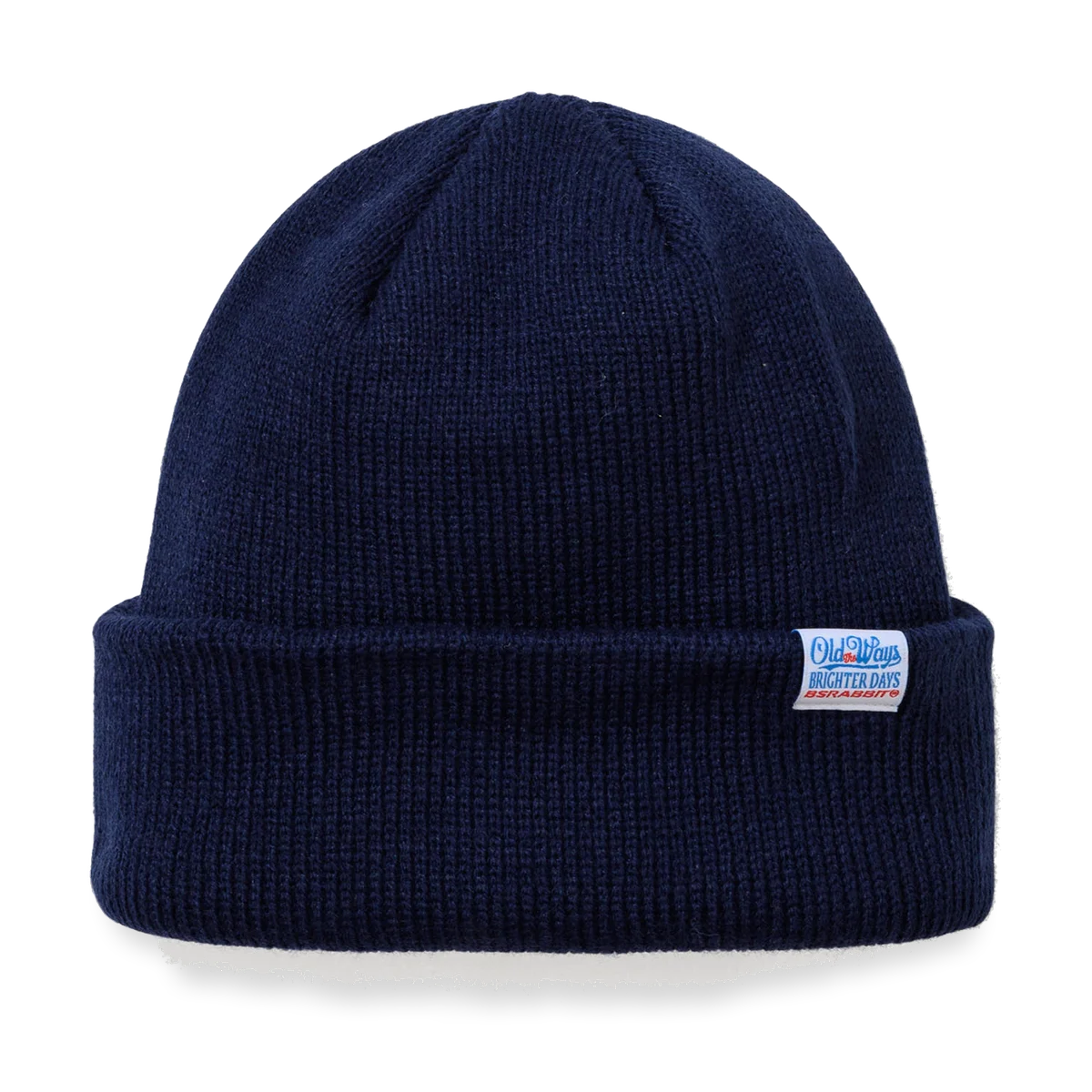 2526 Basic Point Label Beanie Navy