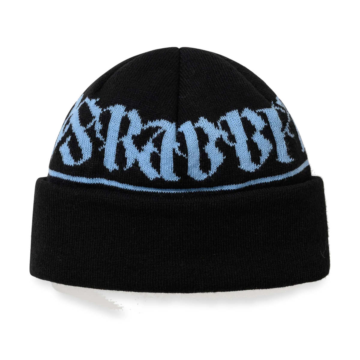 2526 Logo Pattern Beanie Black