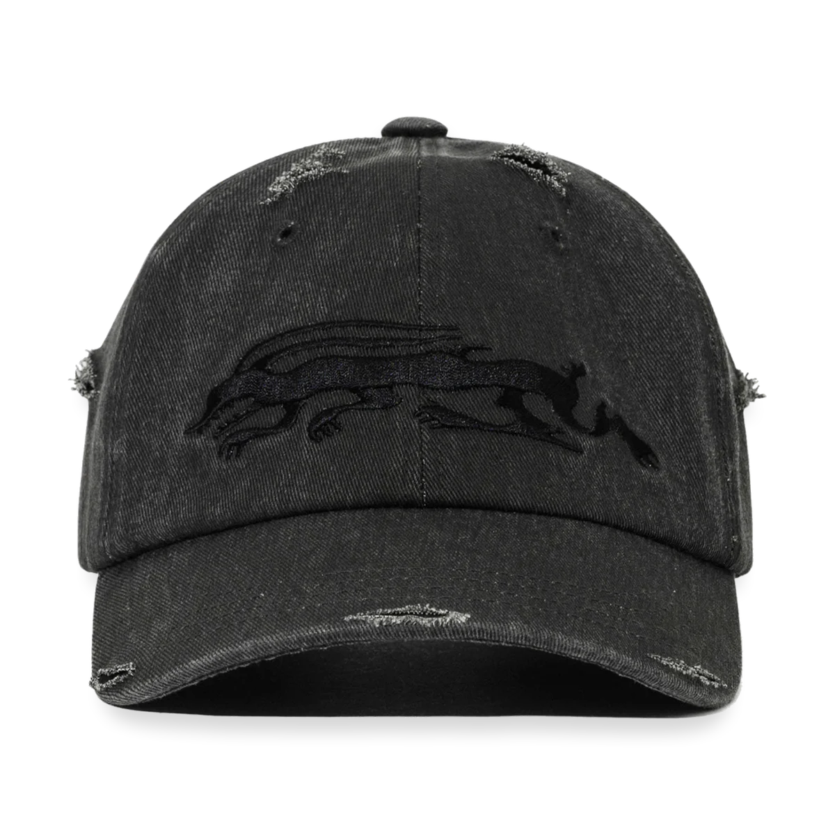2526 Dirty Washed Cotton Cap Charcoal