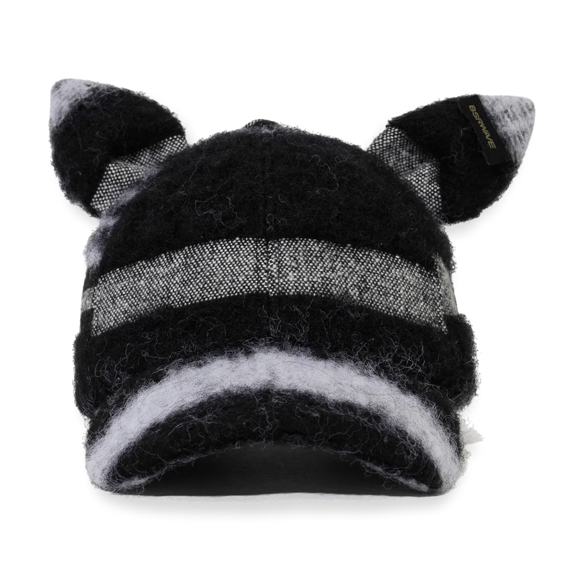 2526 Short Bunny Ear Faux Fur Cap