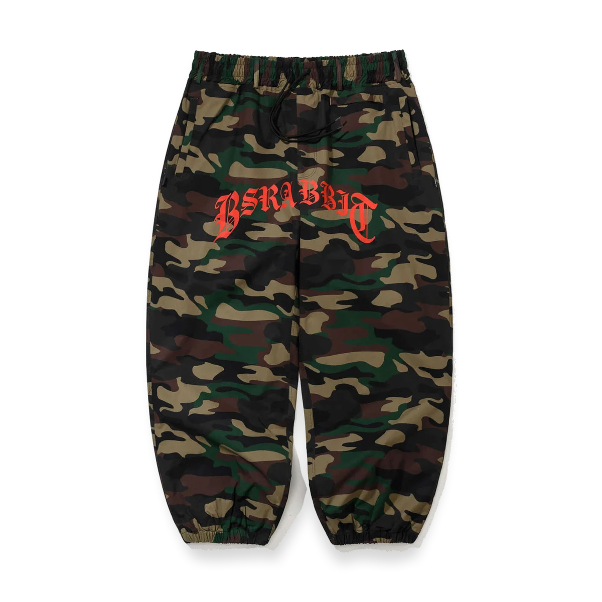 2526 Always On Super Wide Jogger Pants Woodland Camo