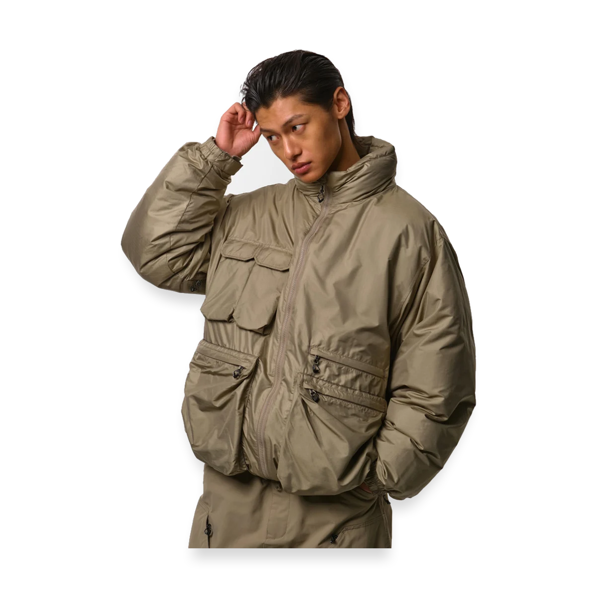 2526 VTX UTILITY DOWN JACKET DEEP BEIGE