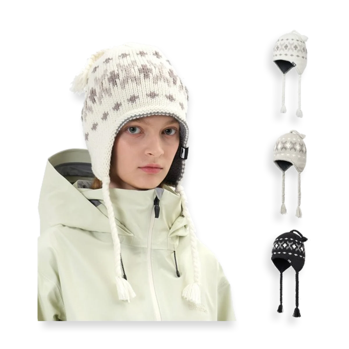2526 SIMPLE CROCHET EAR FLAP BEANIE