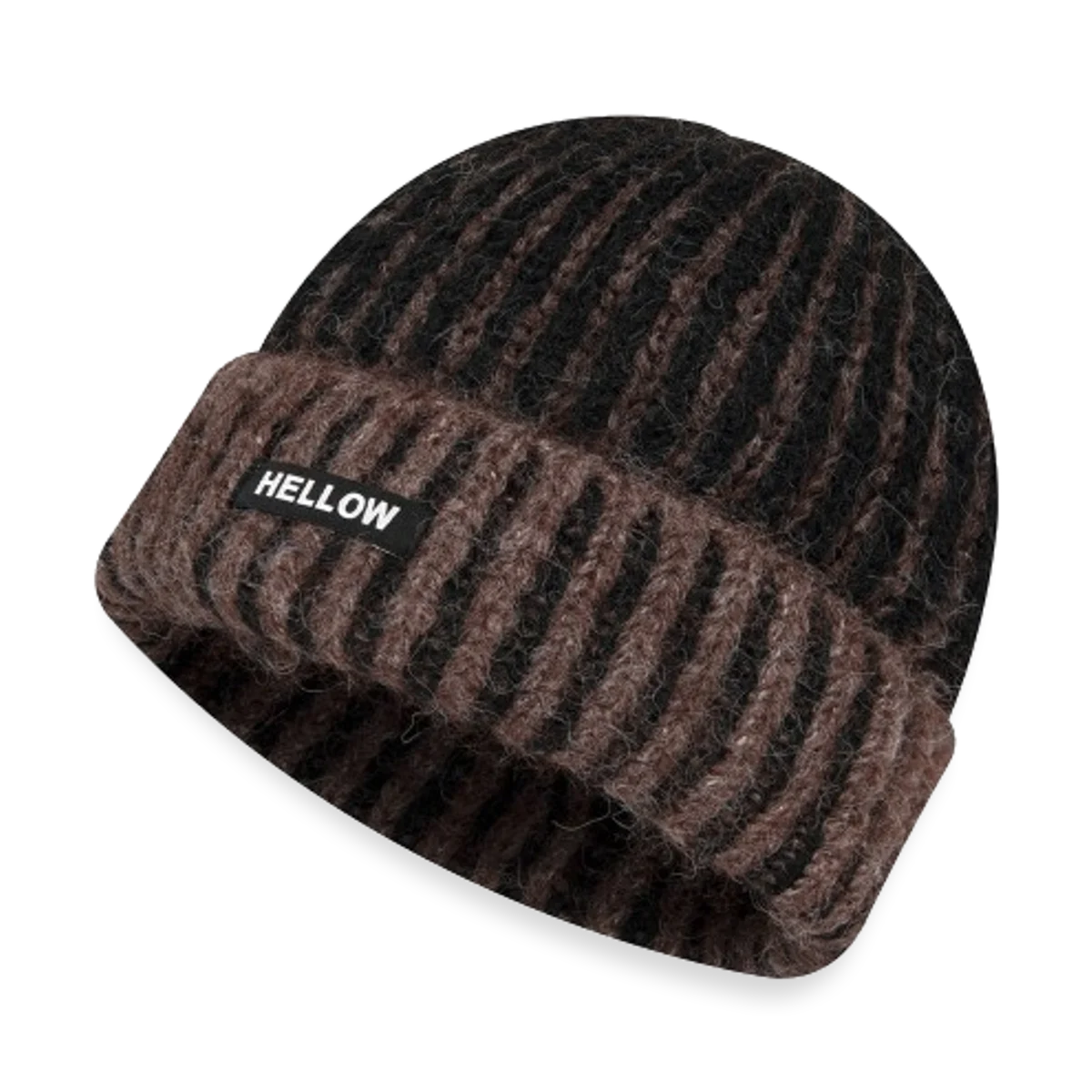 2526 FLUFFY BEANIE BLACK