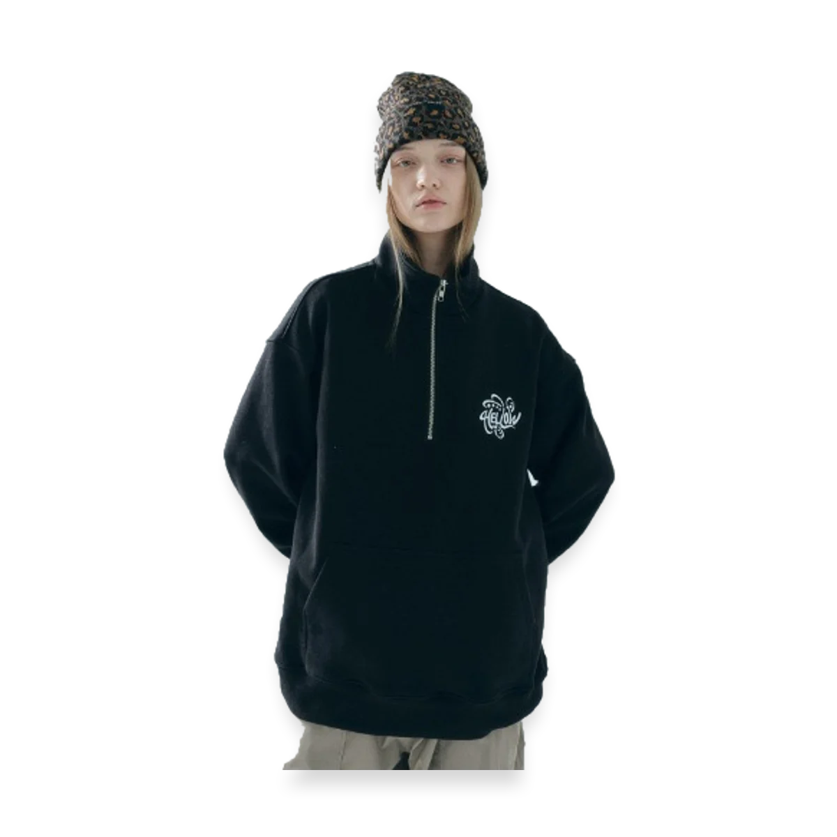 2526 LIFT HALF ZIP BLACK