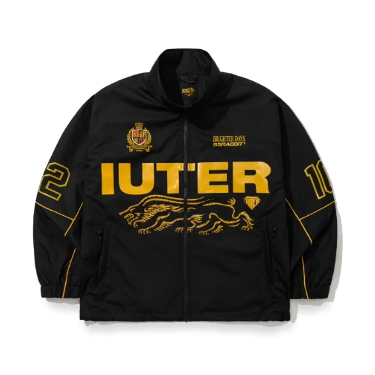 2526 Bsrxiuter Dual City Track Jacket Black