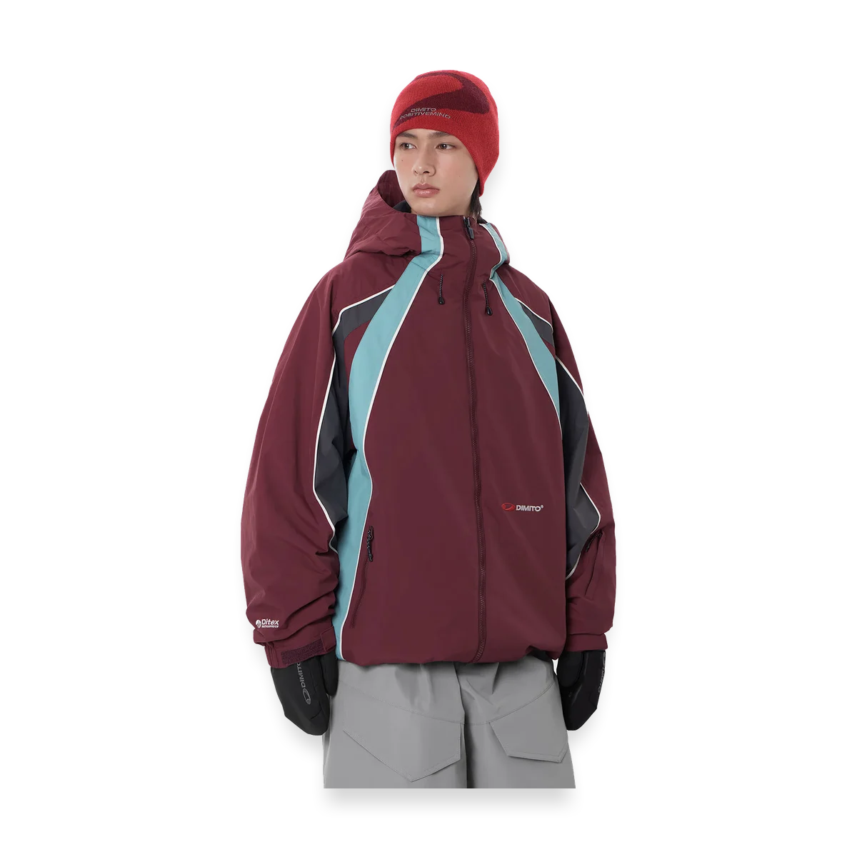 2627 26 ATOM JACKET RED WINE
