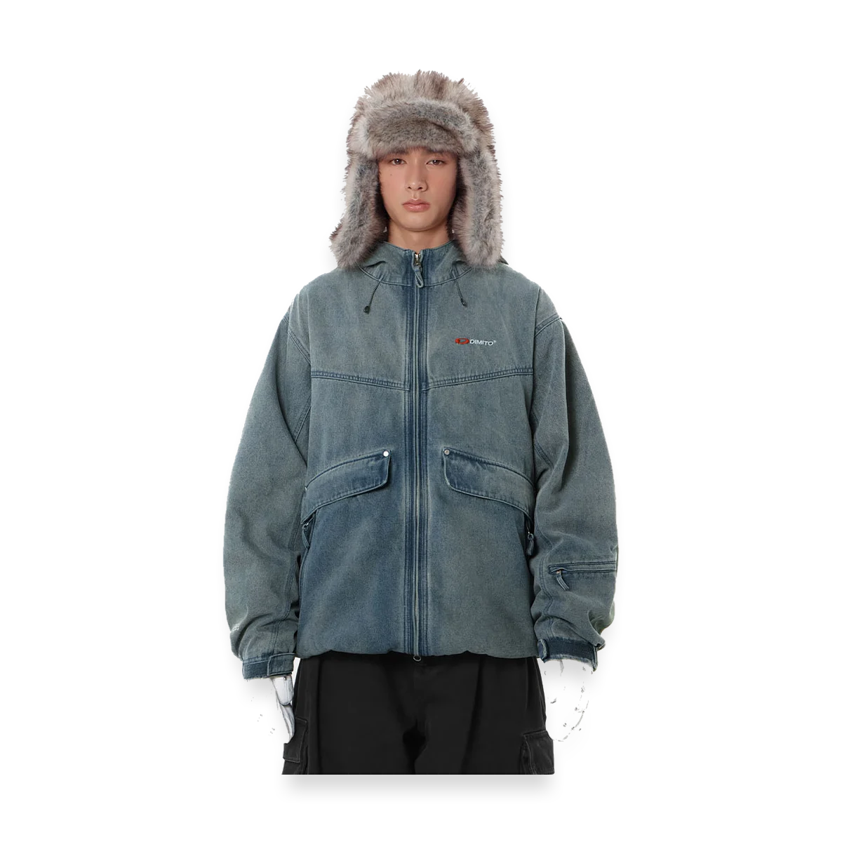 2627 DENIM HD JACKET DW LIGHT BLUE