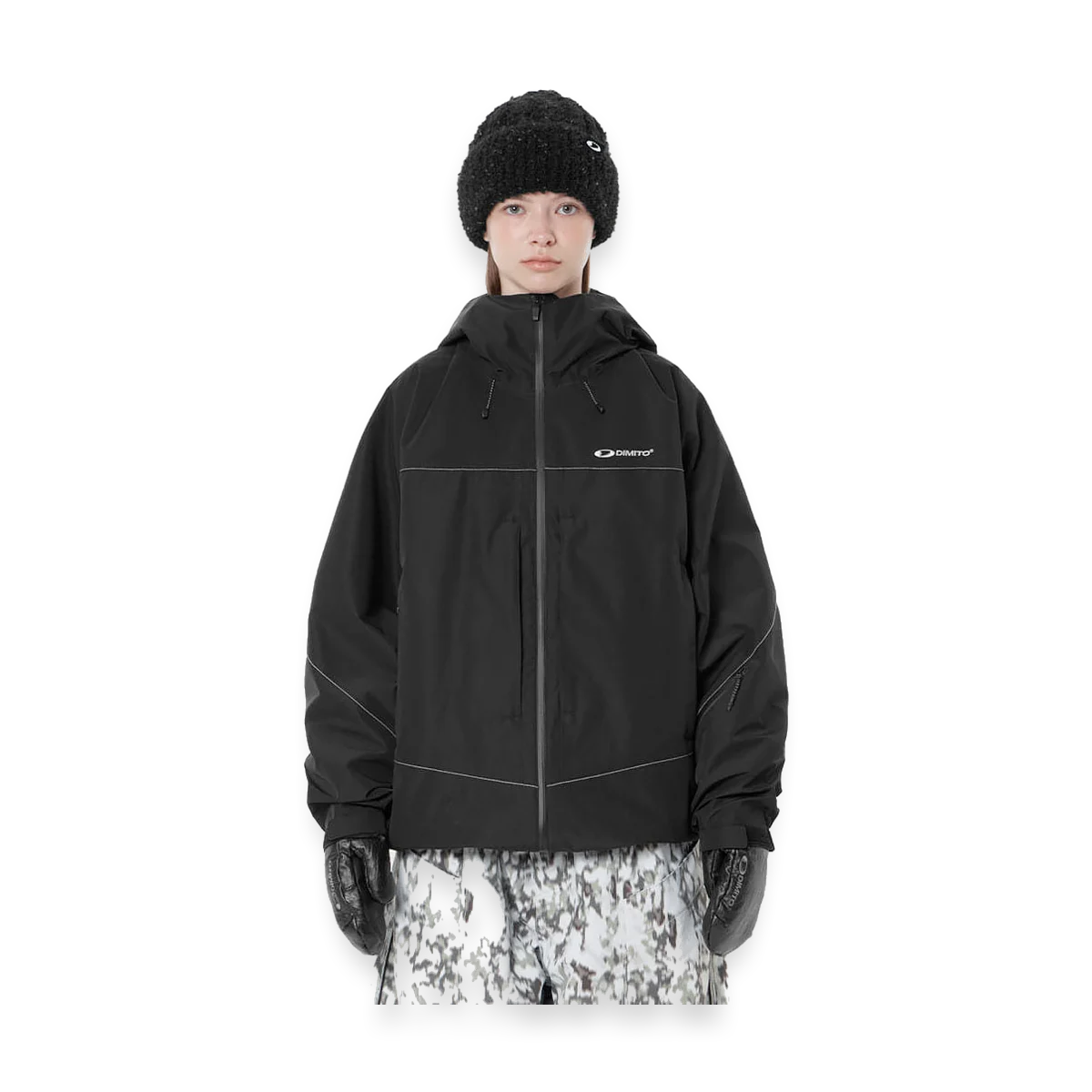 2627 WORKS REFLECTIVE LINE JACKET BLACK